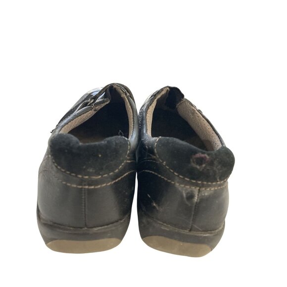 Naturalizer Womens Size 6.5M Black Leather Casual hook loop closure Shoes - Picture 4 of 8